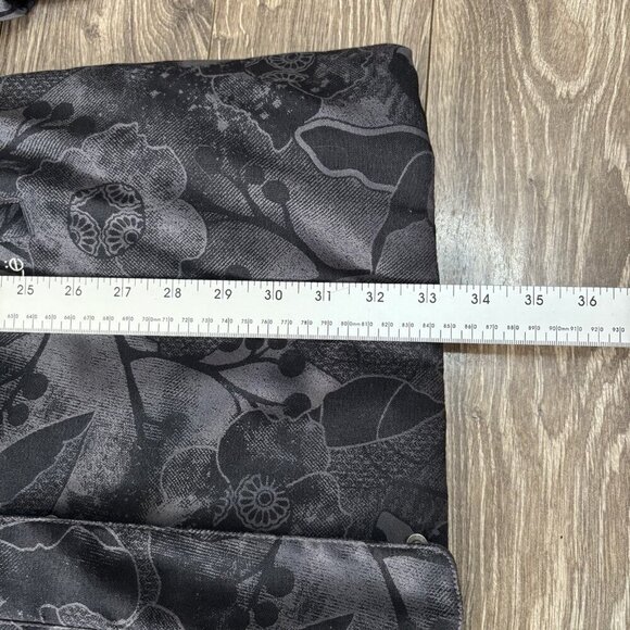 LOLE Insulated Waterproof Winter Parka Jacket Coat Womens M Black Floral flowers - Picture 3 of 16